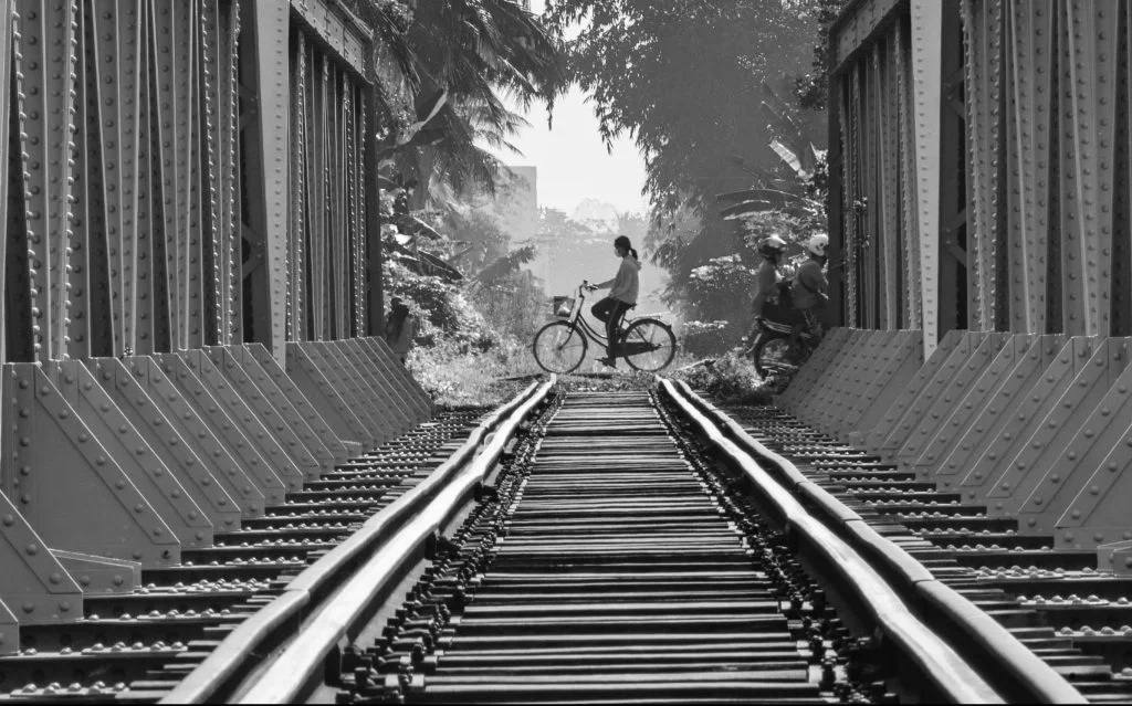A railway bridge in Battambang.