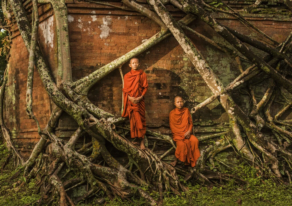 Novices at Prasat Pram.